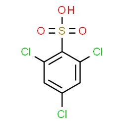 ChemSpider 2D Image | 2,4,6-Trichlorobenzenesulfonic acid | C6H3Cl3O3S