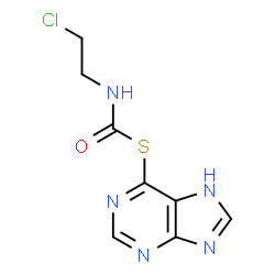 ChemSpider 2D Image | Cloturin | C8H8ClN5OS
