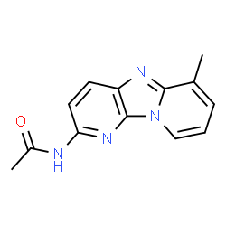 ChemSpider 2D Image | N-(6-Methylpyrido[3',2':4,5]imidazo[1,2-a]pyridin-2-yl)acetamide | C13H12N4O
