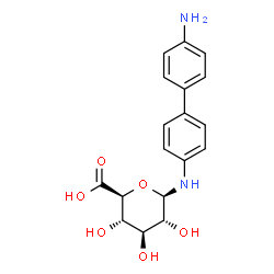 ChemSpider 2D Image | N-(4'-Amino-4-biphenylyl)-beta-D-glucopyranuronosylamine | C18H20N2O6