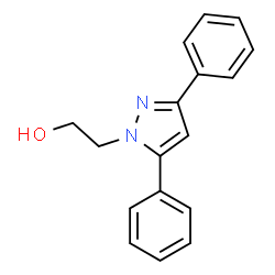 ChemSpider 2D Image | 2-(3,5-Diphenyl-1H-pyrazol-1-yl)ethanol | C17H16N2O
