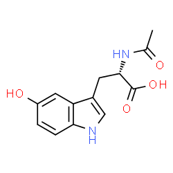 ChemSpider 2D Image | N-Acetyl-5-hydroxy-L-tryptophan | C13H14N2O4