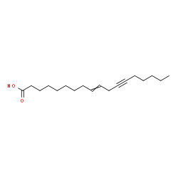 ChemSpider 2D Image | 9-Octadecen-12-ynoic acid | C18H30O2