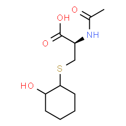 ChemSpider 2D Image | N-Acetyl-S-(2-hydroxycyclohexyl)-L-cysteine | C11H19NO4S