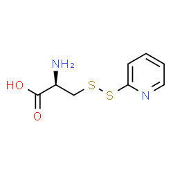 ChemSpider 2D Image | 3-(2-Pyridinyldisulfanyl)-L-alanine | C8H10N2O2S2