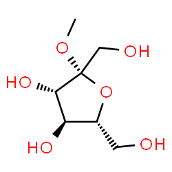 ChemSpider 2D Image | methyl β-d-fructofuranoside | C7H14O6