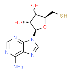 ChemSpider 2D Image | 5'-Thioadenosine | C10H13N5O3S