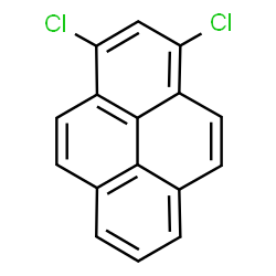 ChemSpider 2D Image | 1,3-Dichloropyrene | C16H8Cl2