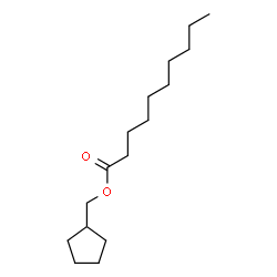 ChemSpider 2D Image | Cyclopentylmethyl decanoate | C16H30O2