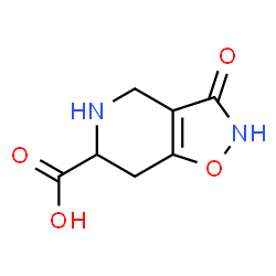 ChemSpider 2D Image | 3-Oxo-2,3,4,5,6,7-hexahydro[1,2]oxazolo[4,5-c]pyridine-6-carboxylic acid | C7H8N2O4