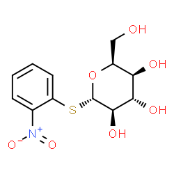 ChemSpider 2D Image | 2-Nitrophenyl 1-thio-alpha-L-idopyranoside | C12H15NO7S