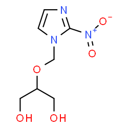 ChemSpider 2D Image | 2-[(2-Nitro-1H-imidazol-1-yl)methoxy]-1,3-propanediol | C7H11N3O5