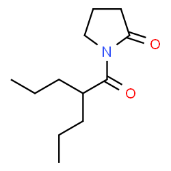 ChemSpider 2D Image | Valproyl-2-pyrrolidinone | C12H21NO2
