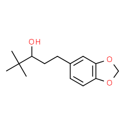 ChemSpider 2D Image | 1-(1,3-Benzodioxol-5-yl)-4,4-dimethyl-3-pentanol | C14H20O3