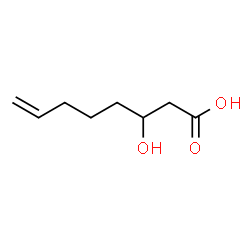 ChemSpider 2D Image | 3-Hydroxy-7-octenoic acid | C8H14O3