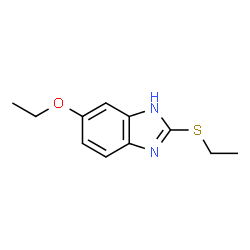 ChemSpider 2D Image | 5-ethoxy-2-ethylthiobenzimidazole | C11H14N2OS