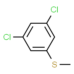 ChemSpider 2D Image | 3,5-Dichlorothioanisole | C7H6Cl2S