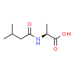 ChemSpider 2D Image | Isovalerylalanine | C8H15NO3