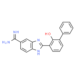 ChemSpider 2D Image | 2-(2-hydroxy-biphenyl)-1h-benzoimidazole-5-carboxamidine | C20H16N4O