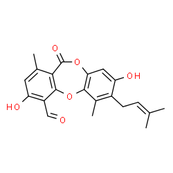 ChemSpider 2D Image | Mollicellin G | C21H20O6