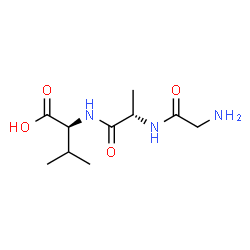 ChemSpider 2D Image | Glycyl-L-alanyl-L-valine | C10H19N3O4