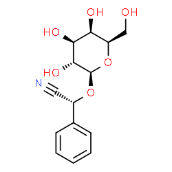 ChemSpider 2D Image | (2R)-(beta-D-Galactopyranosyloxy)(phenyl)acetonitrile | C14H17NO6