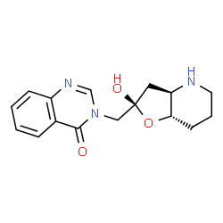 ChemSpider 2D Image | 3-{[(2S,3aR,7aS)-2-Hydroxyoctahydrofuro[3,2-b]pyridin-2-yl]methyl}-4(3H)-quinazolinone | C16H19N3O3