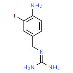 ChemSpider 2D Image | 3-Iodo-4-aminobenzylguanidine | C8H11IN4