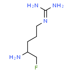 ChemSpider 2D Image | 2-(4-Amino-5-fluoropentyl)guanidine | C6H15FN4