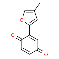 ChemSpider 2D Image | 2-(4-Methyl-2-furyl)-1,4-benzoquinone | C11H8O3