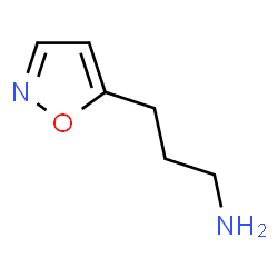 ChemSpider 2D Image | 3-(1,2-Oxazol-5-yl)-1-propanamine | C6H10N2O