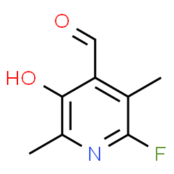 ChemSpider 2D Image | 2-Fluoro-5-hydroxy-3,6-dimethylisonicotinaldehyde | C8H8FNO2