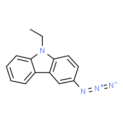 ChemSpider 2D Image | 3-Azido-9-ethyl-9H-carbazole | C14H12N4