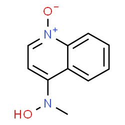 ChemSpider 2D Image | N-Hydroxy-N-methyl-4-quinolinamine 1-oxide | C10H10N2O2