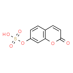 ChemSpider 2D Image | umbelliferone sulfate | C9H6O6S