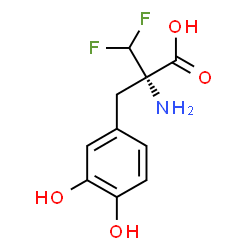 ChemSpider 2D Image | alpha-difluoromethyl-DOPA | C10H11F2NO4