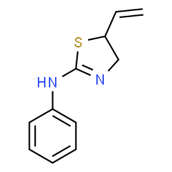 ChemSpider 2D Image | N-(5-Vinyl-1,3-thiazolidin-2-ylidene)aniline | C11H12N2S