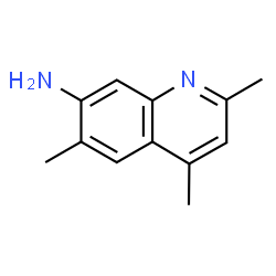 ChemSpider 2D Image | 2,4,6-Trimethyl-7-quinolinamine | C12H14N2