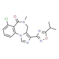 ChemSpider 2D Image | FG-8205 | C17H16ClN5O2