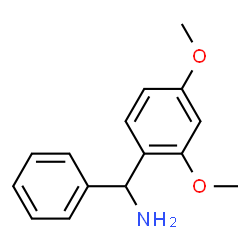 ChemSpider 2D Image | 1-(2,4-Dimethoxyphenyl)-1-phenylmethanamine | C15H17NO2