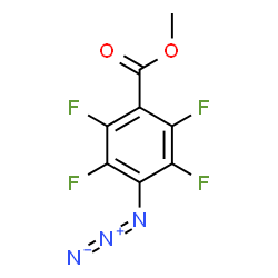 ChemSpider 2D Image | Methyl 4-azido-2,3,5,6-tetrafluorobenzoate | C8H3F4N3O2