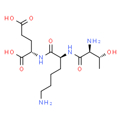 ChemSpider 2D Image | L-Threonyl-L-lysyl-L-glutamic acid | C15H28N4O7