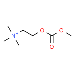 ChemSpider 2D Image | 2-[(Methoxycarbonyl)oxy]-N,N,N-trimethylethanaminium | C7H16NO3