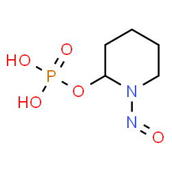 ChemSpider 2D Image | 1-Nitroso-2-piperidinyl dihydrogen phosphate | C5H11N2O5P