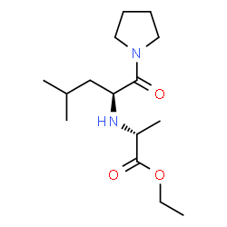 ChemSpider 2D Image | Ethyl N-[(2S)-4-methyl-1-oxo-1-(1-pyrrolidinyl)-2-pentanyl]-D-alaninate | C15H28N2O3