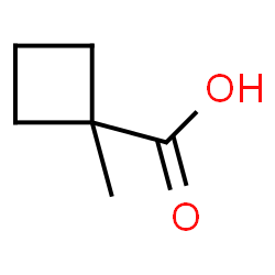 ChemSpider 2D Image | 1-Methylcyclobutanecarboxylic acid | C6H10O2