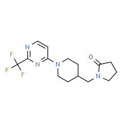 ChemSpider 2D Image | BMS 181168 | C15H19F3N4O