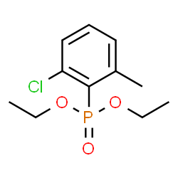 ChemSpider 2D Image | Diethyl (2-chloro-6-methylphenyl)phosphonate | C11H16ClO3P