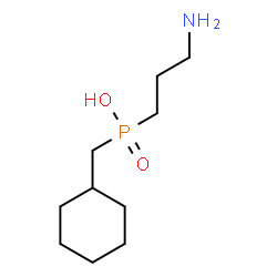 ChemSpider 2D Image | (3-Aminopropyl)(cyclohexylmethyl)phosphinic acid | C10H22NO2P