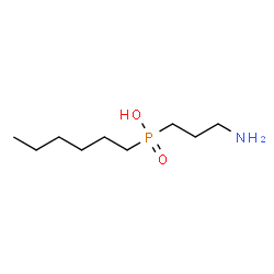 ChemSpider 2D Image | (3-Aminopropyl)hexylphosphinic acid | C9H22NO2P